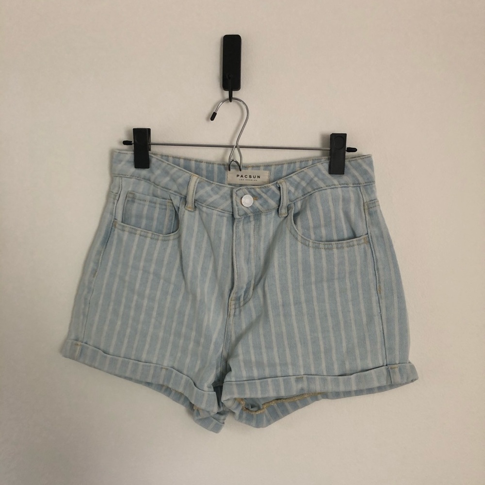 High-waist PacSun denim shorts